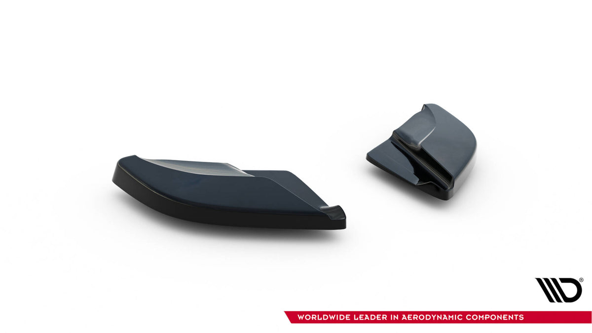 Bakre sideflap V.2 til VW Scirocco Mk3 vist fra undersiden med festepunkter