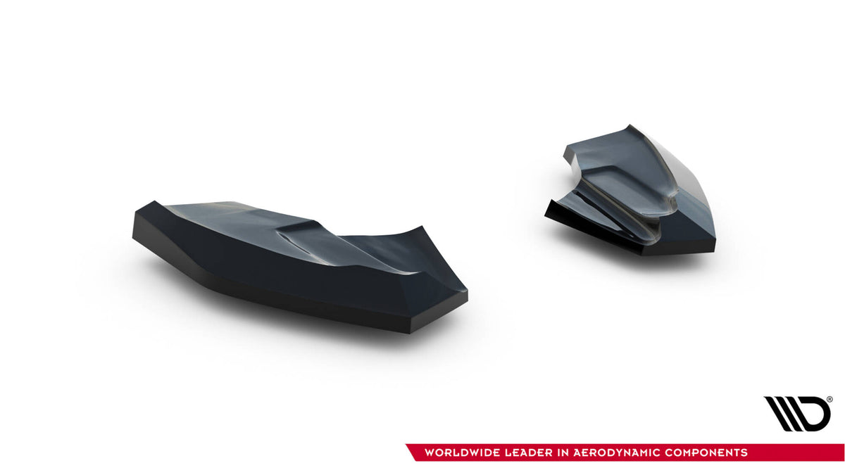Par med sideflaps bak til Ford Fiesta ST Mk7 Facelift vist fra skrå vinkel