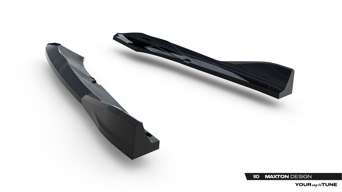 Detaljbilde av ABS sidesplitter bak til Cupra Leon ST Facelift