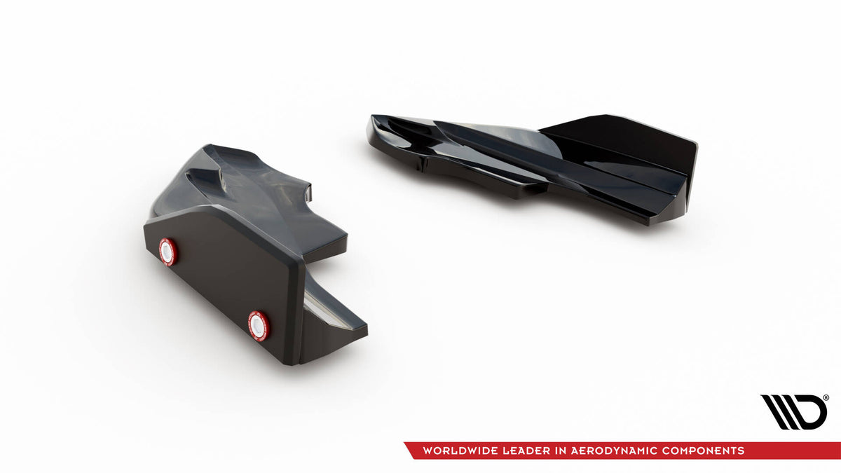 Sidesplittere bak V.6 med medfølgende monteringsskruer for Golf R Mk8 Facelift