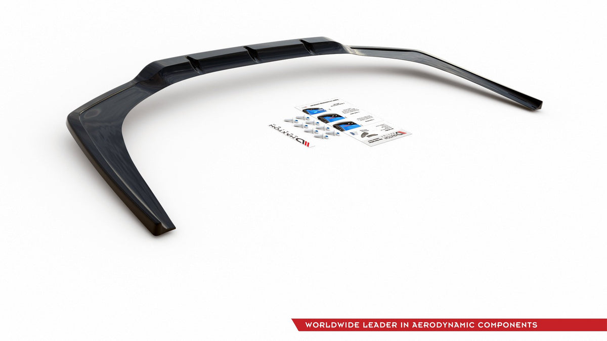 Diffuser Maxton BMW 8-Serie G15 Coupe M-Pakke skrå vinkel detaljert ABS-konstruksjon