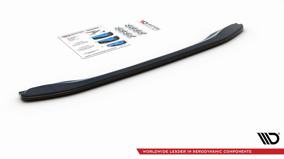 Diffuser BMW X2 F39 – detalj matt svart finish