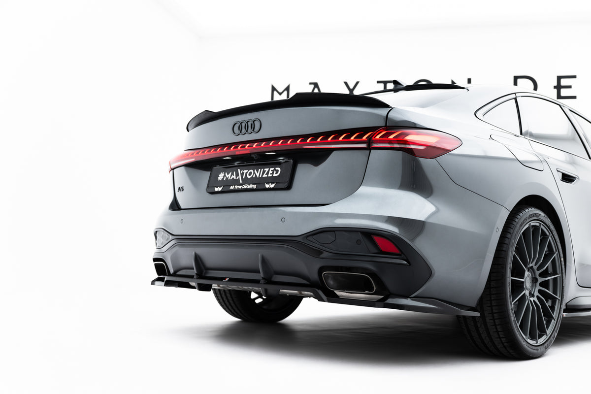 Diffuser med vertikale stenger til Audi A5 S-Line B10 sett bakfra