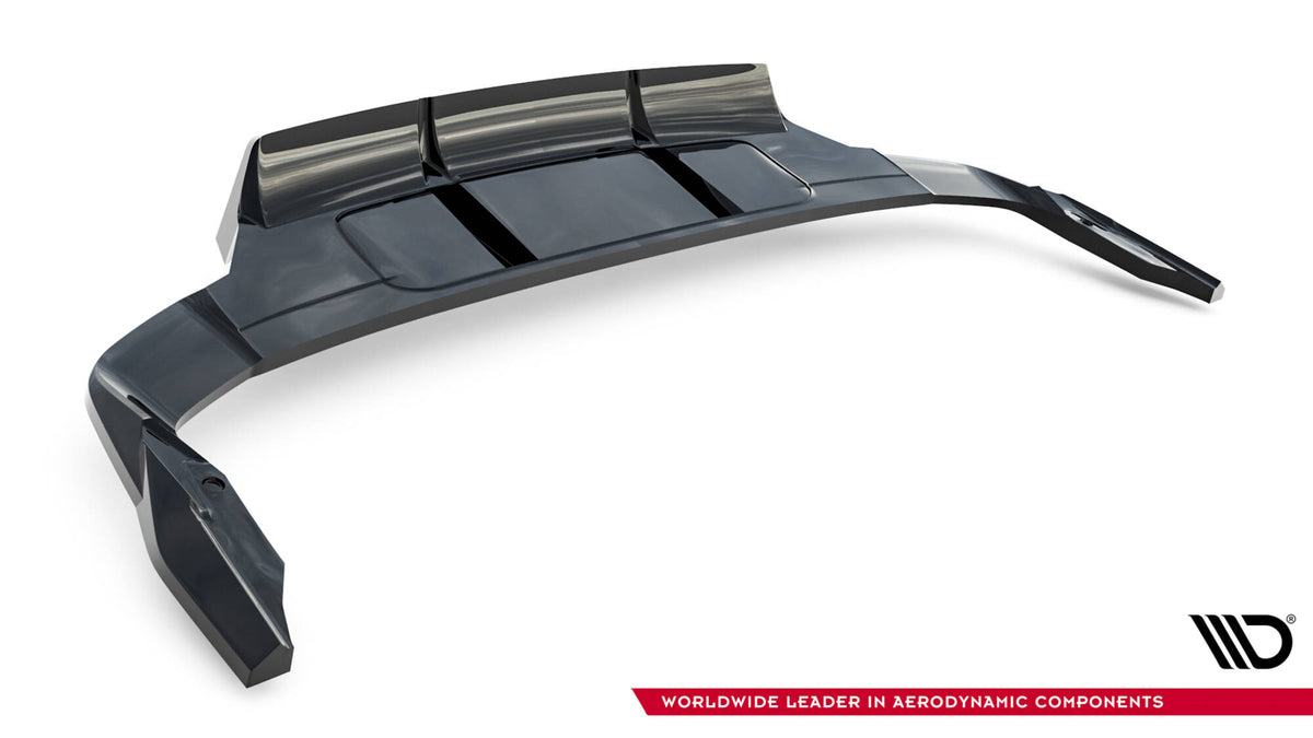 Diffuser med vertikale stenger Audi Q7 S-Line MK2 Facelift 2 - AU-Q7-2F2-SLINE-RD1G+RD2G
