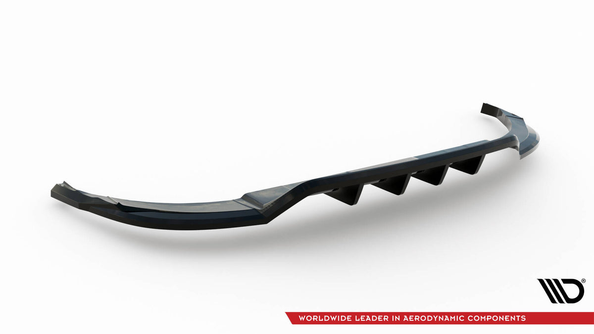 Audi Q8 S-Line MK1 med Maxton Design bakre diffuser i matt sort