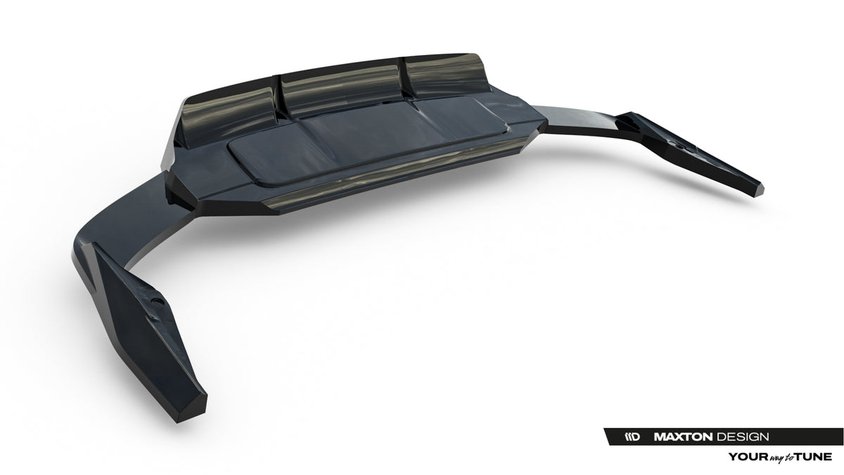 Maxton Design baksplitter til Audi SQ7 Mk2 Facelift 2 i Gloss Black