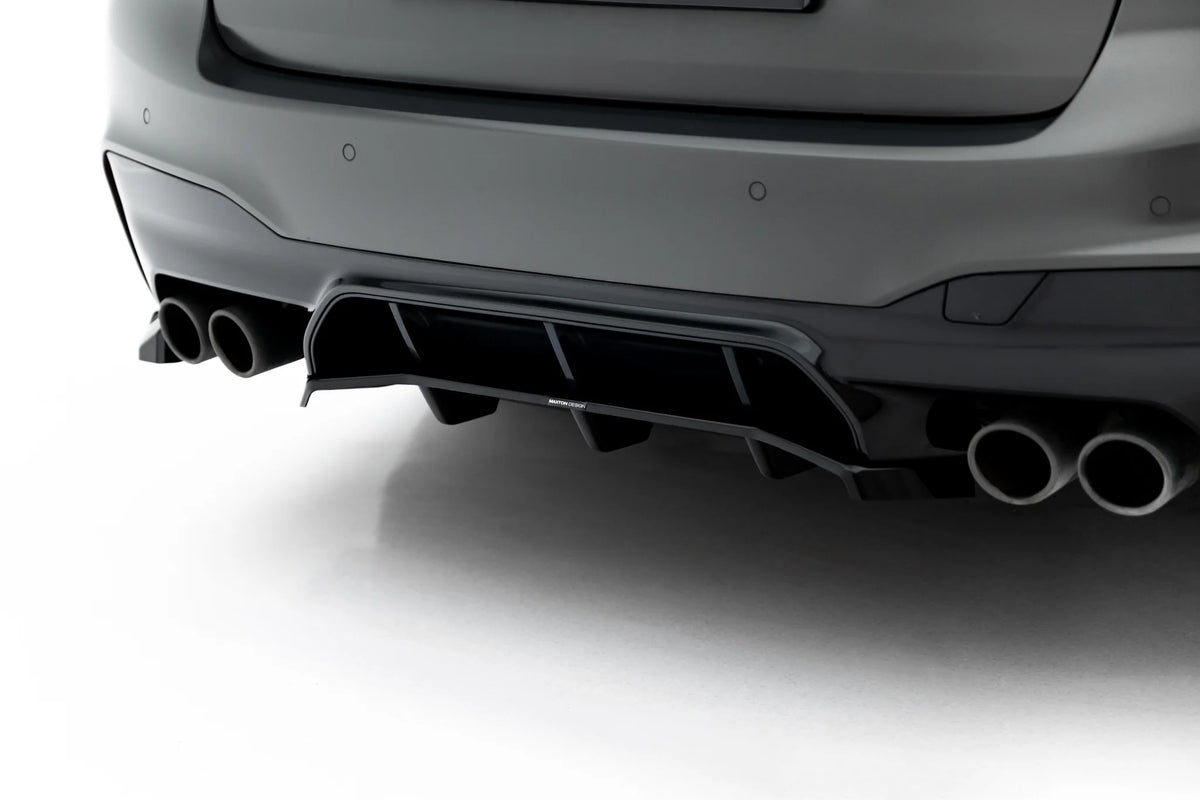 Bakre diffuser i blank sort ABS til BMW M5 F90 Facelift