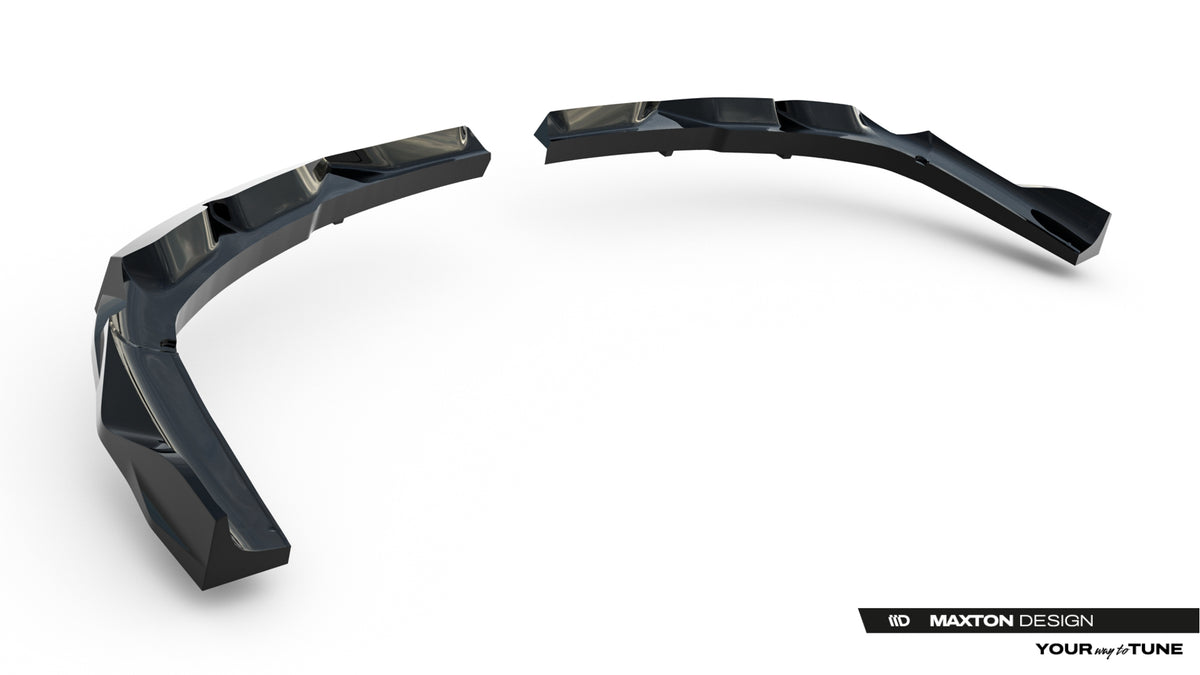 BMW X3 G45 M-Pakke med montert diffuser, lavt bakperspektiv som viser underkantprofil
