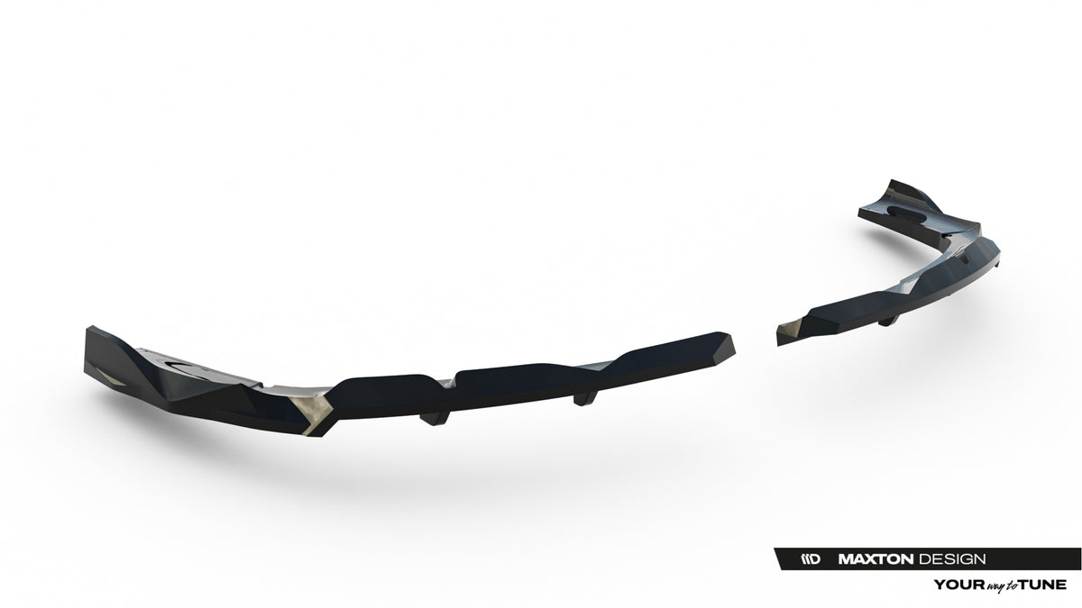 Ubokset Maxton Design diffuser til BMW X3 G45 liggende på monteringsbord
