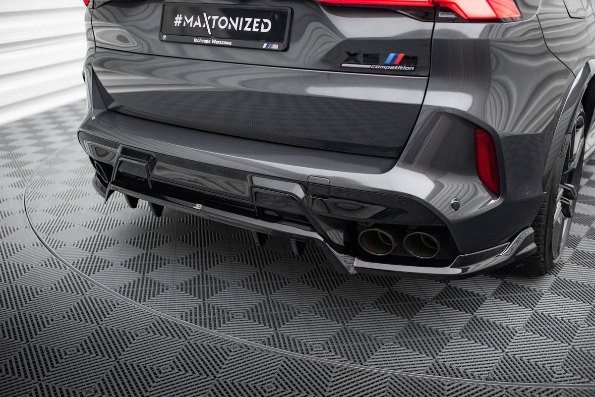 Diffuser Maxton Design til BMW X5 M F95 Facelift – sort ABS-plast