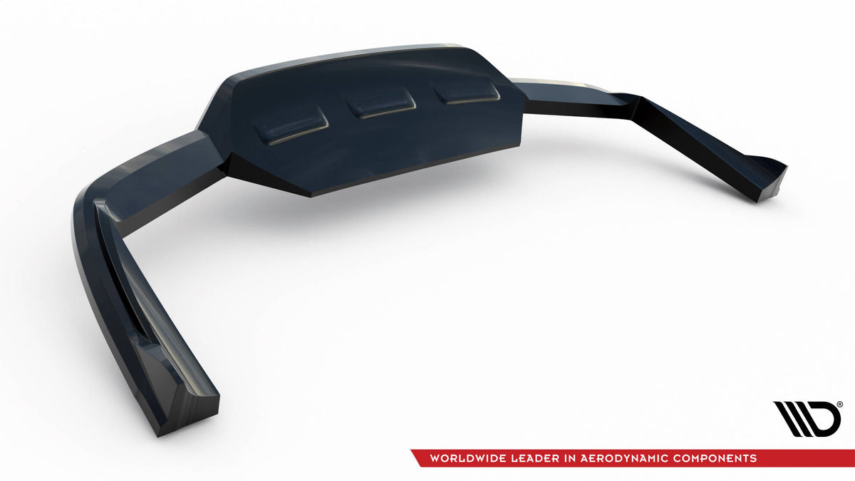 Hekk-diffuser til Bentley Bentayga Mk1 15-20 vist fra rett bakfra