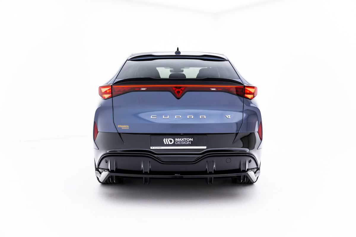 Baksplitter til Cupra Tavascan Mk1 sett fra bakre støtfanger