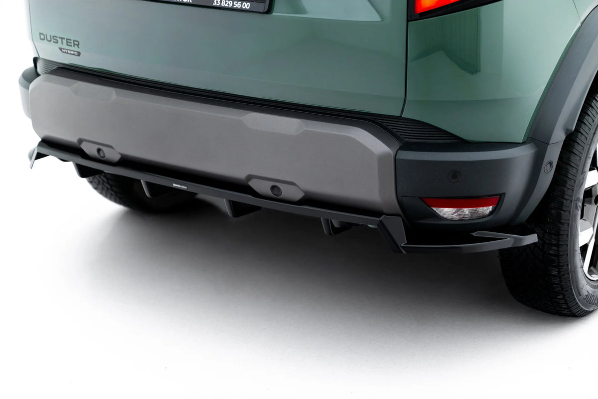 Baksplitter i Gloss Black ABS-plast for Dacia Duster Mk3