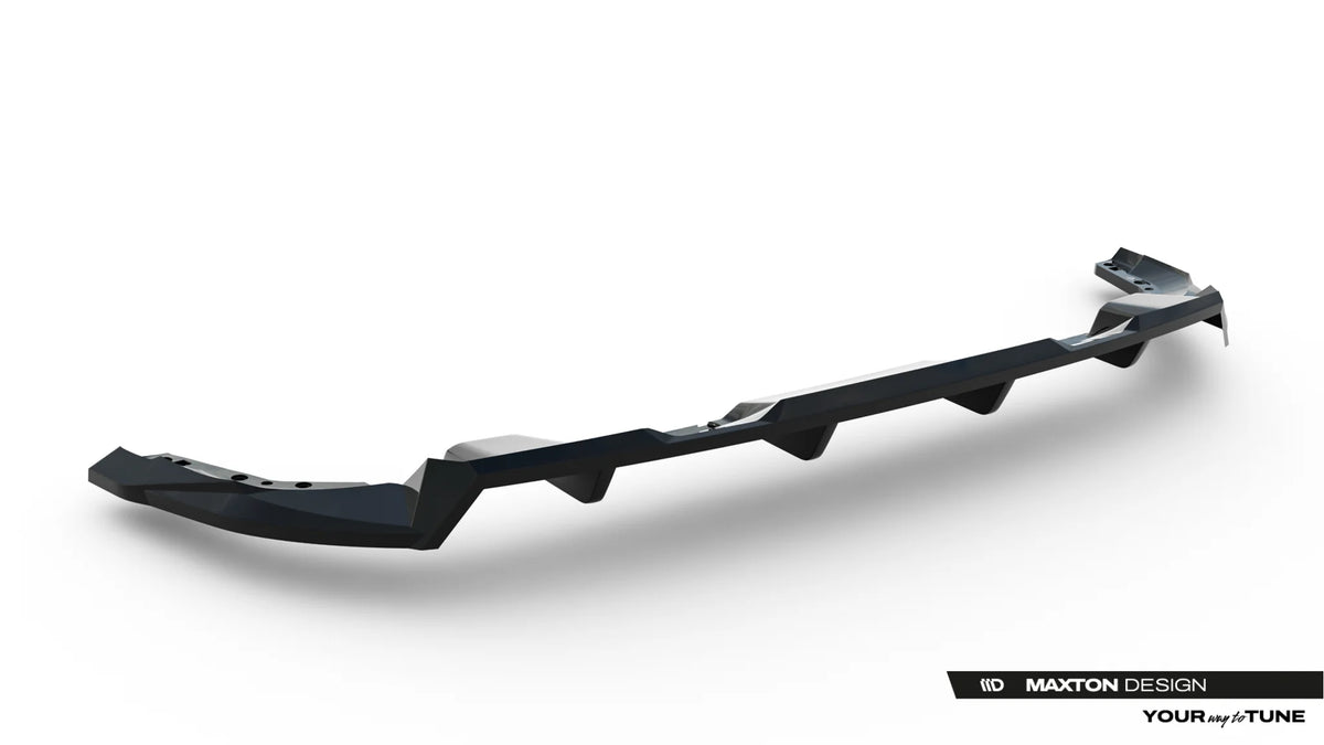 Bakparti på Dacia Duster Mk3 med montert baksplitter og diffuser