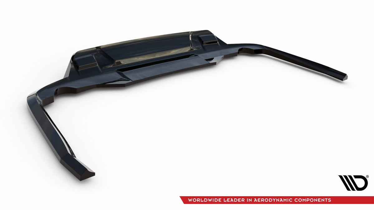 Ford Explorer XLT Mk6 bakdiffuser sett ovenfra, strukturert svart overflate