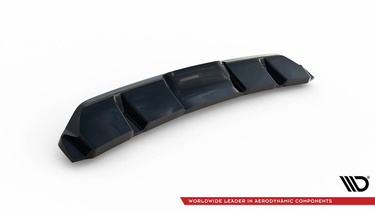 Kia Ceed GT MK3 Facelift diffuser i strukturert svart ABS-plast sett fra siden