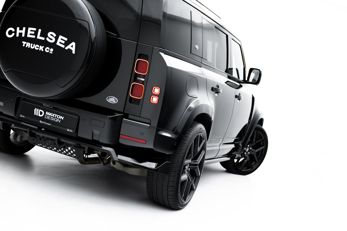 Diffuser med vertikale stenger for Land Rover Defender, produktbilde ovenfra
