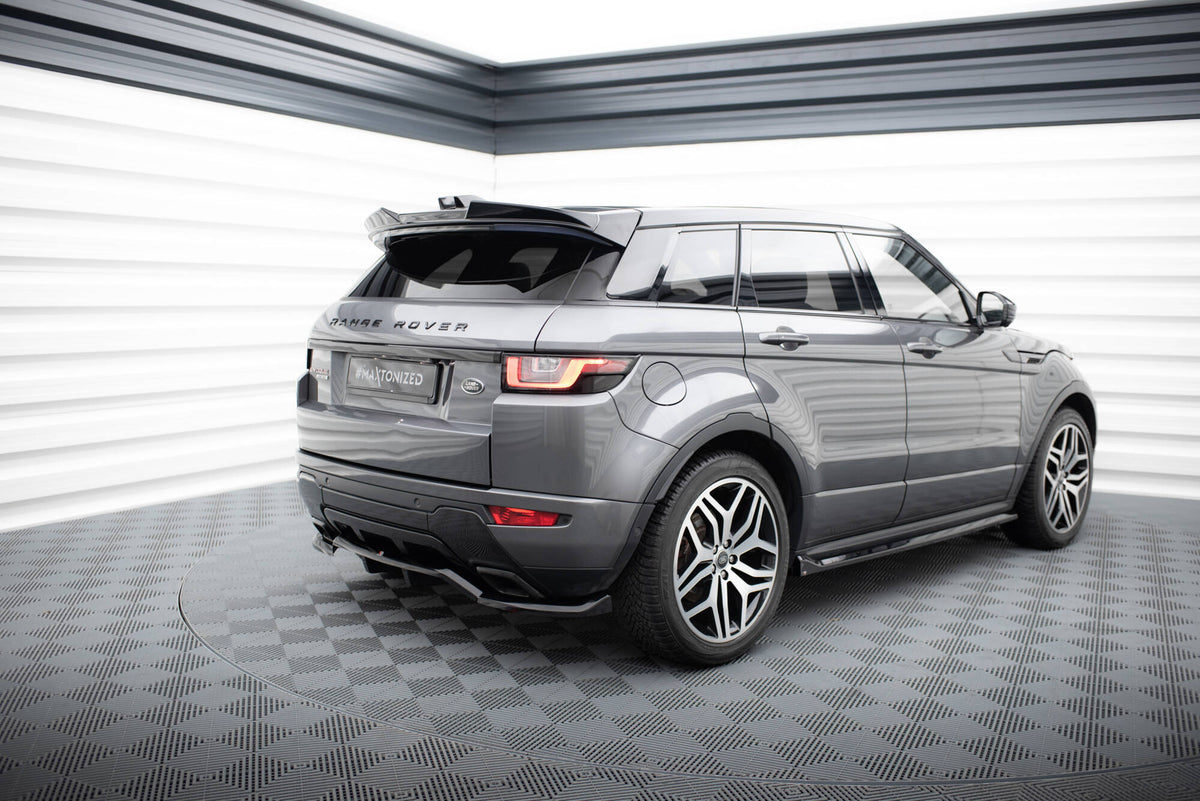 Bakdiffuser til Range Rover Evoque Facelift, nærbilde av strukturert overflate