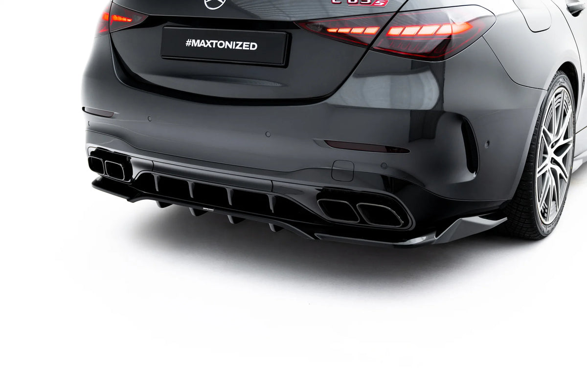 Baksplitter Mercedes-AMG C63 Estate S206 montert under bakfangeren