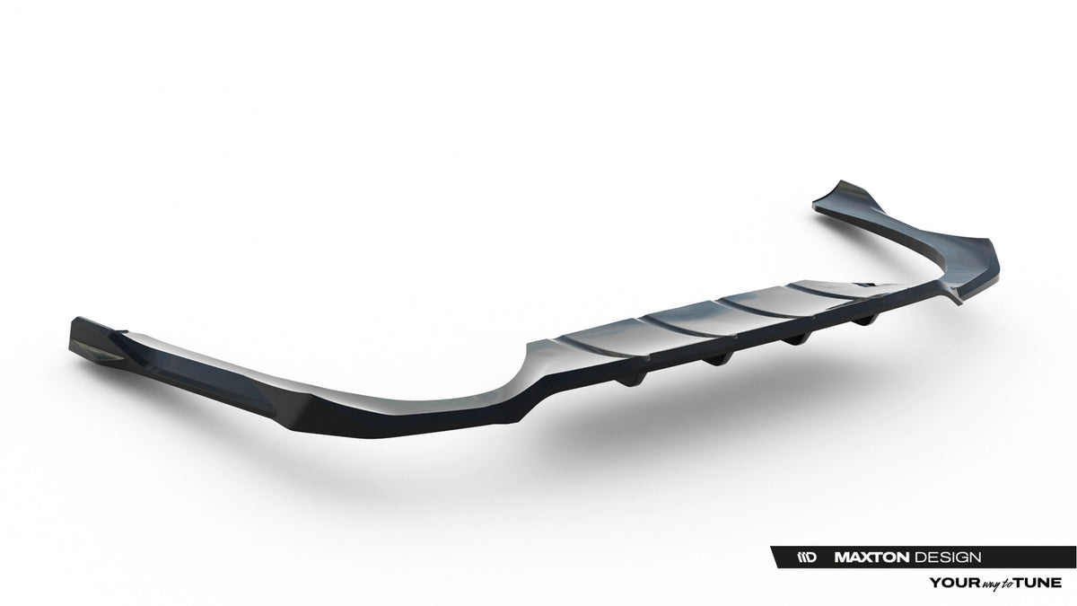 Baksplitter Mercedes-AMG E53 W214 med rød stripe montert