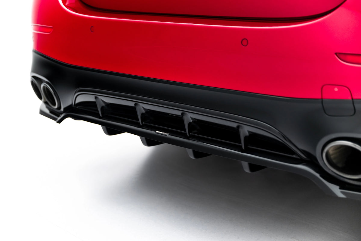Baksplitter til Mercedes-AMG E53 Stasjonsvogn W214 i blank sort