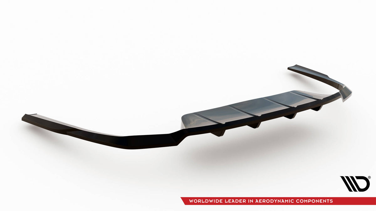 Maxton Design bakre splitter for Mercedes CLE C236, sett nedenfra