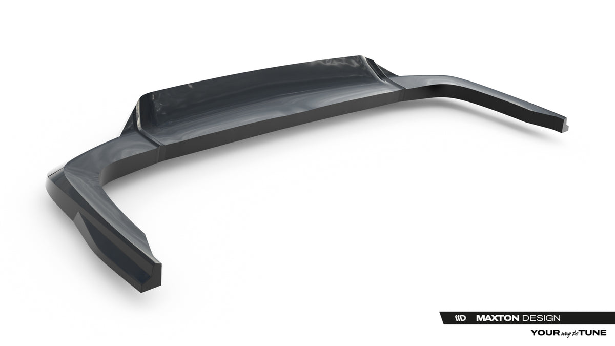Baksplitter til Omoda 9 Mk1 sett bakfra, ABS Gloss Black