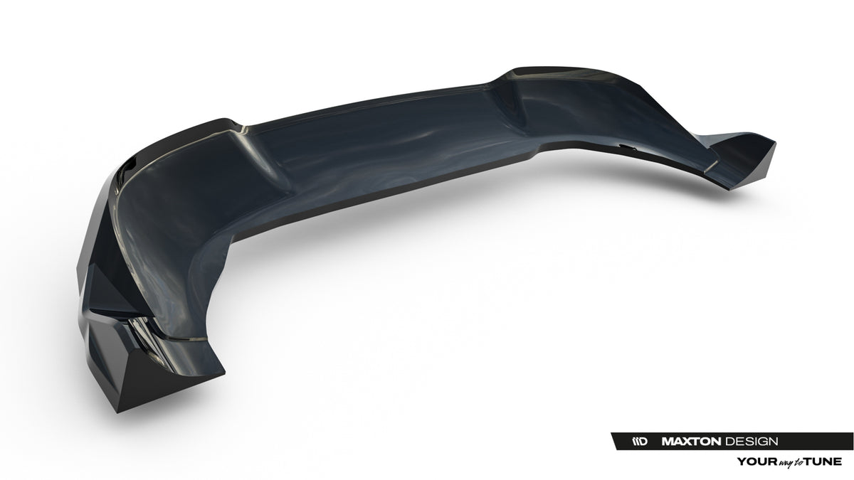 Detalj av diffuserribber på baksplitter for Opel Grandland Mk1