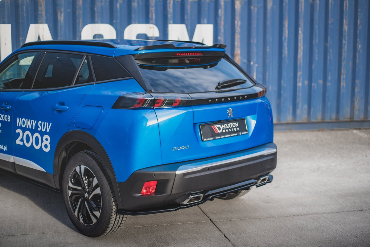 Diffuser til Peugeot 2008 MK2 med vertikale stenger, sett bakfra