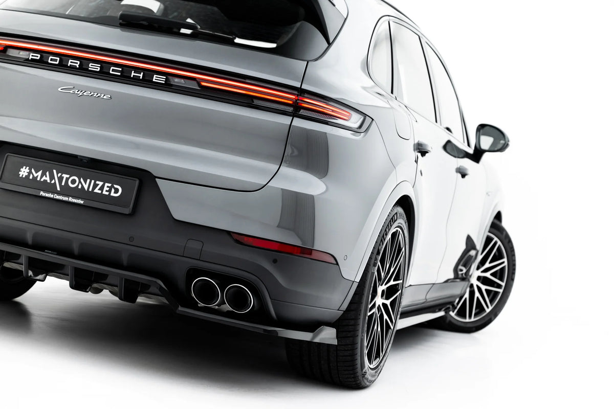 Bakre diffuser med vertikale ribber til Porsche Cayenne Coupe Mk3 Facelift