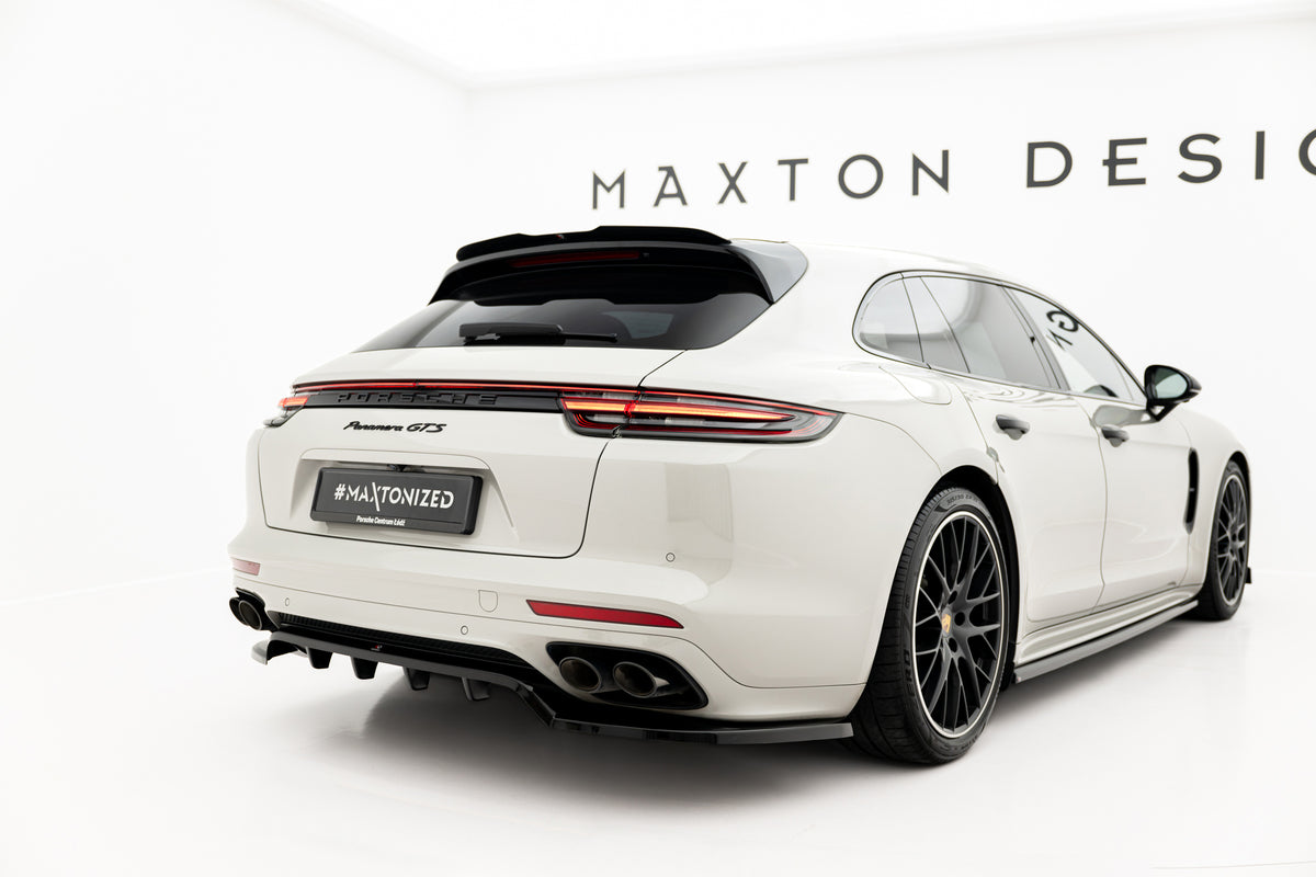 Baksplitter i blank sort ABS til Porsche Panamera GTS Sport Turismo 971 Facelift