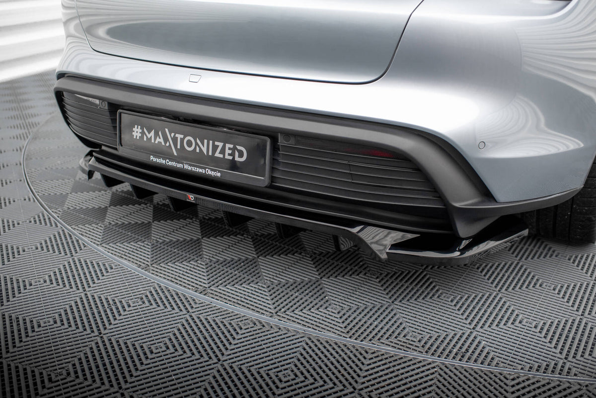 Bakre diffuser med vertikale stenger til Porsche Taycan MK1 2019–2024 – Maxton Design