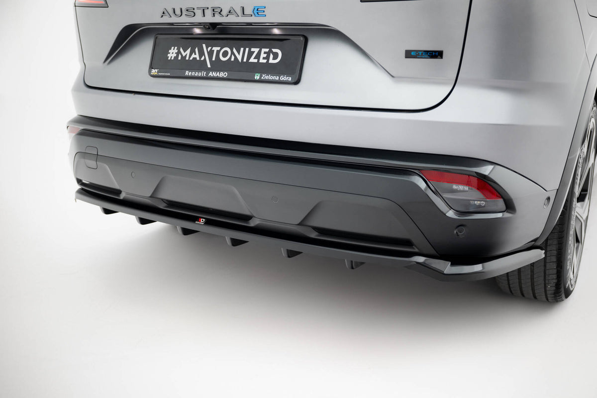 Diffuser med vertikale stenger for Renault Austral MK1 sett bakfra