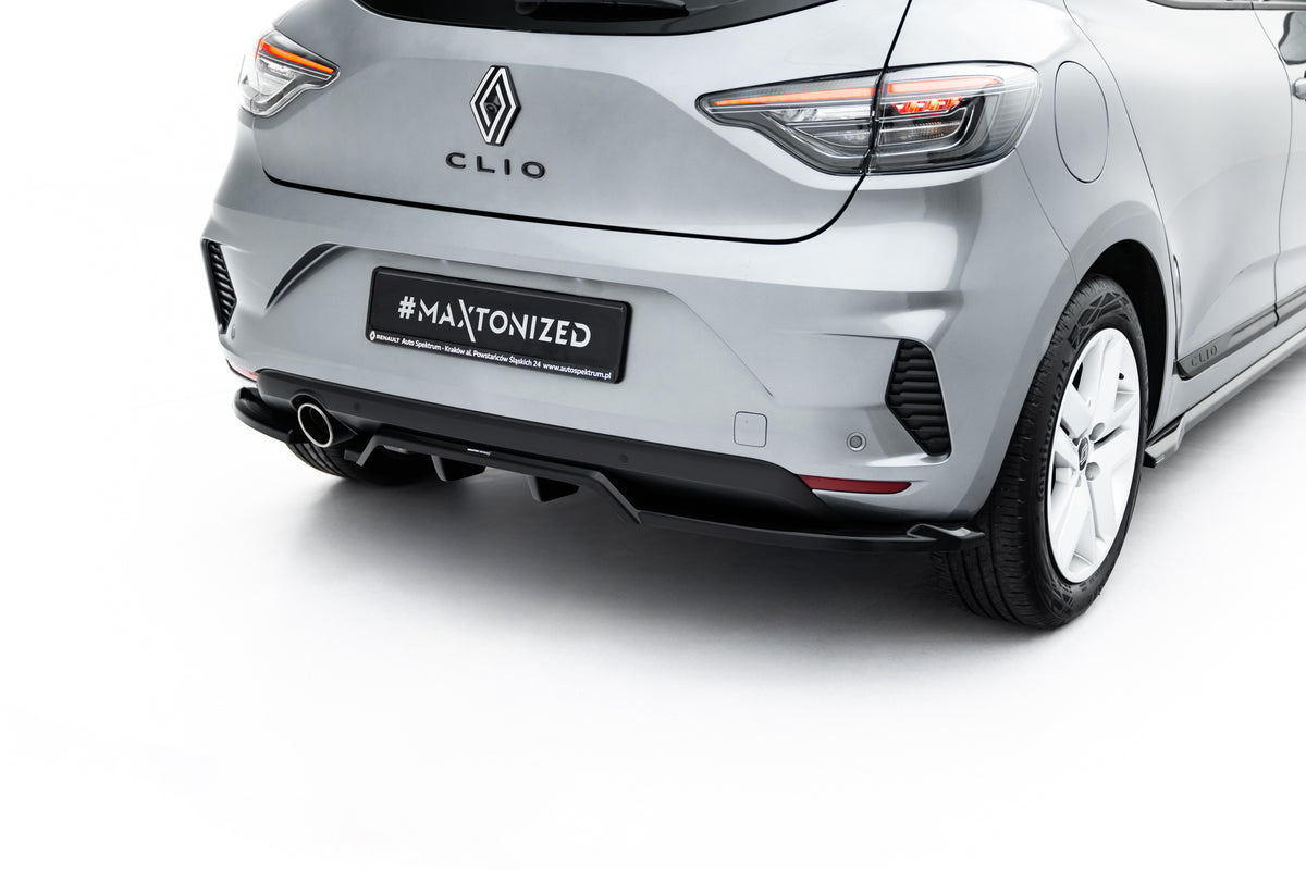 Maxton Design baksplitter med vertikale ribber til Renault Clio Mk5 Facelift
