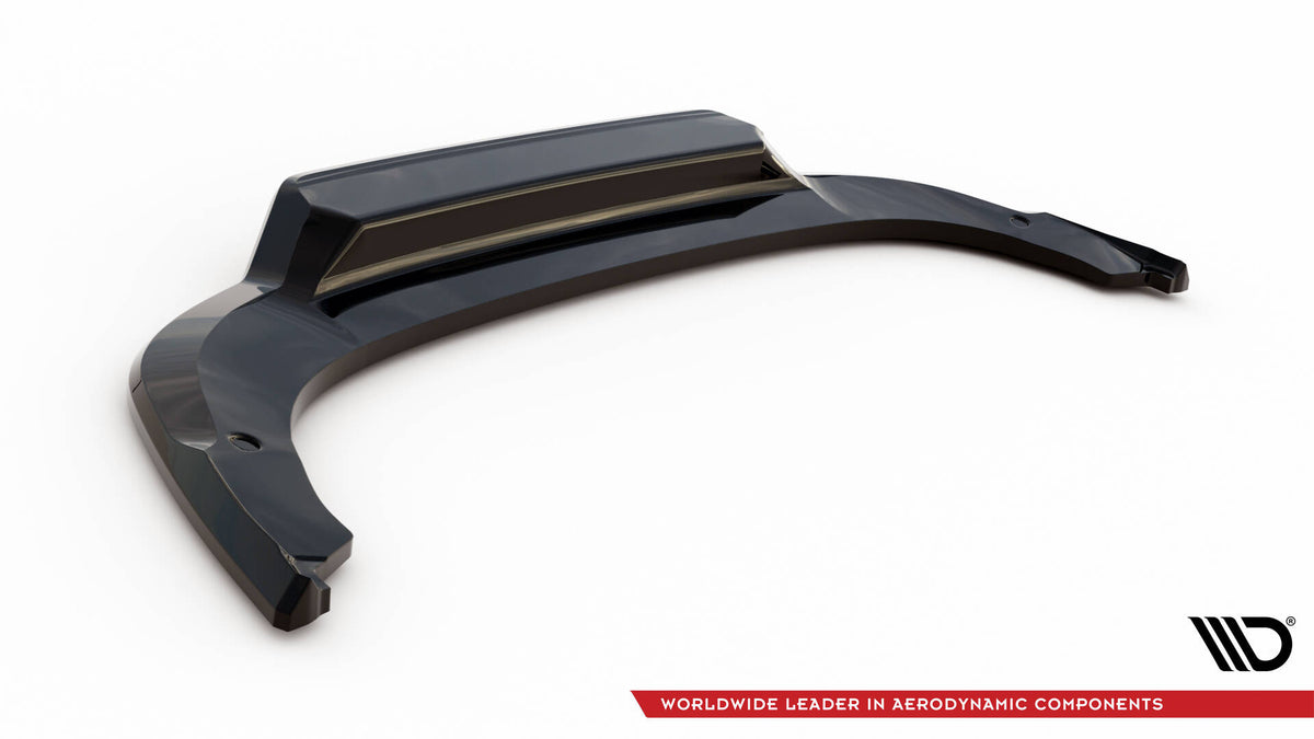 Diffuser Skoda Kodiaq Sportline MK1 / MK1 Facelift Hvit Stripe - SK-KO-1F-SL-RD1G+RD2G