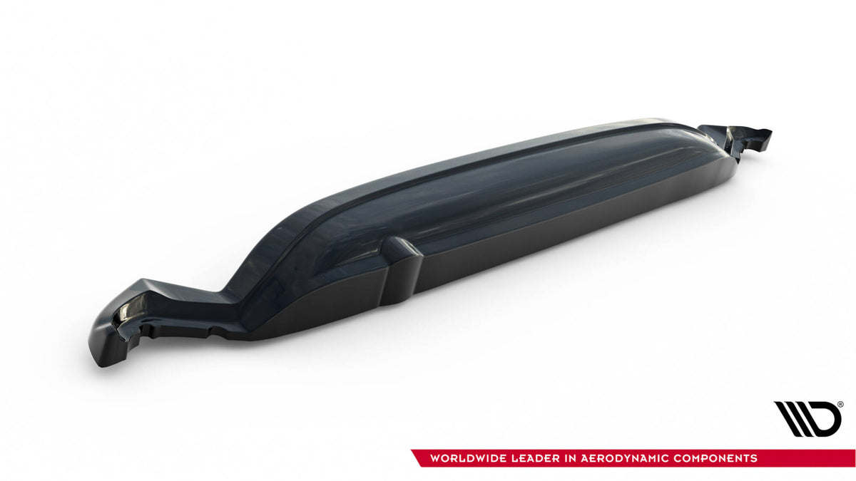 Diffuser med vertikale ribber for Toyota IQ sett ovenfra