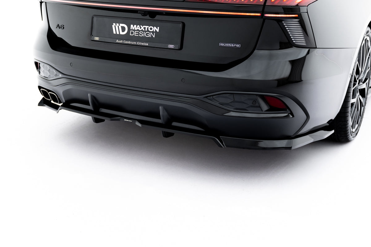 Blank sort ABS-hekksplitter til Audi A6 S-Line Sedan C9