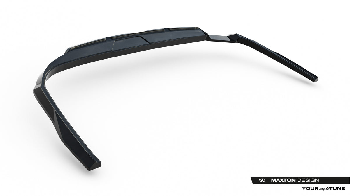 Hekksplitter i blank sort sett fra siden, Audi A6 S-Line C9
