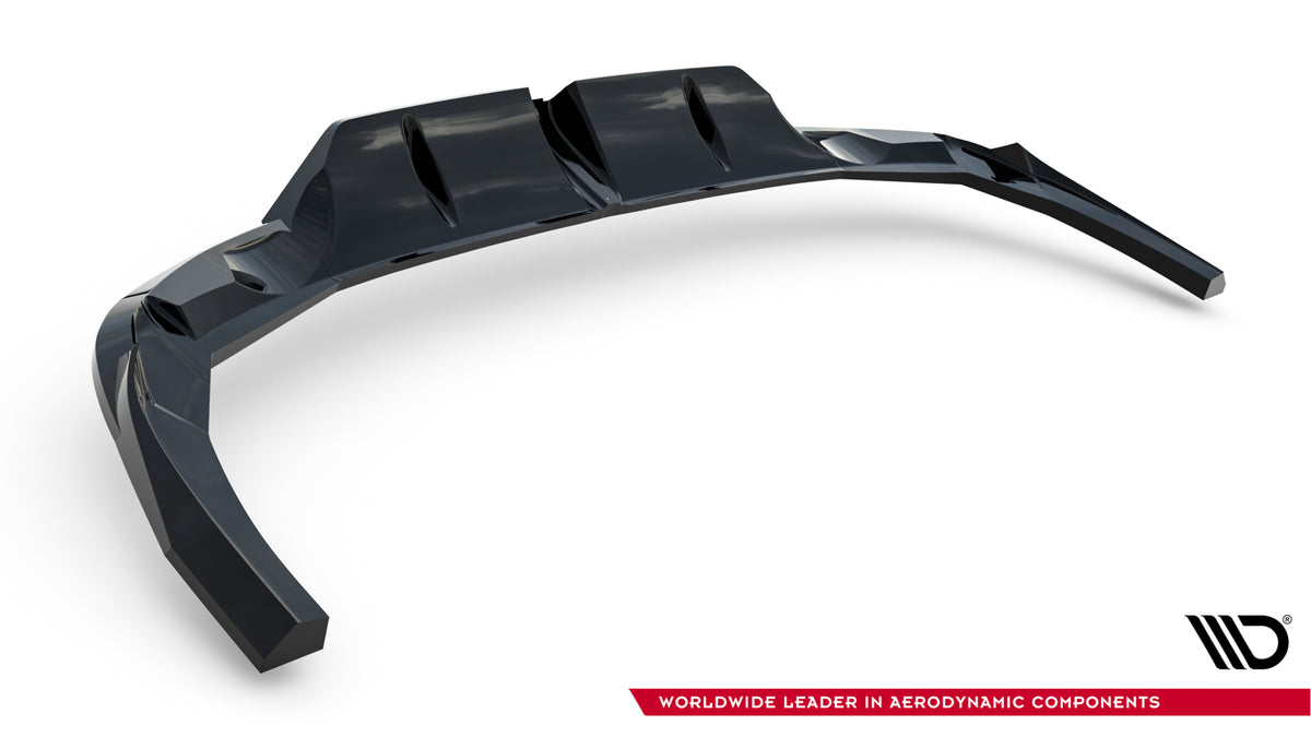 Aerodynamisk diffuser V.1 for Audi RS3 Sedan 8Y Facelift – detaljbilde av overflatetekstur og passform