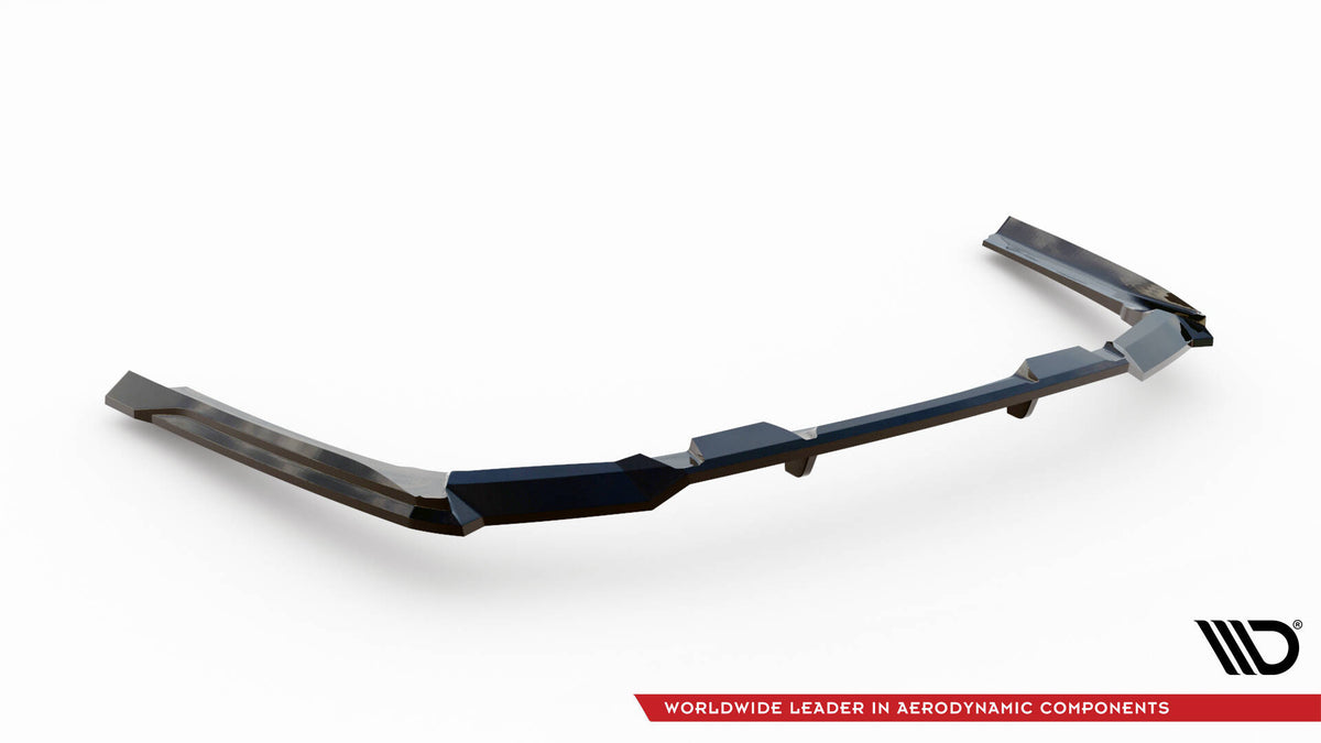 BMW 5-serie G60 diffuser M-pakke V.1 fra Maxton – trepunktsvisning i matt og blank svart