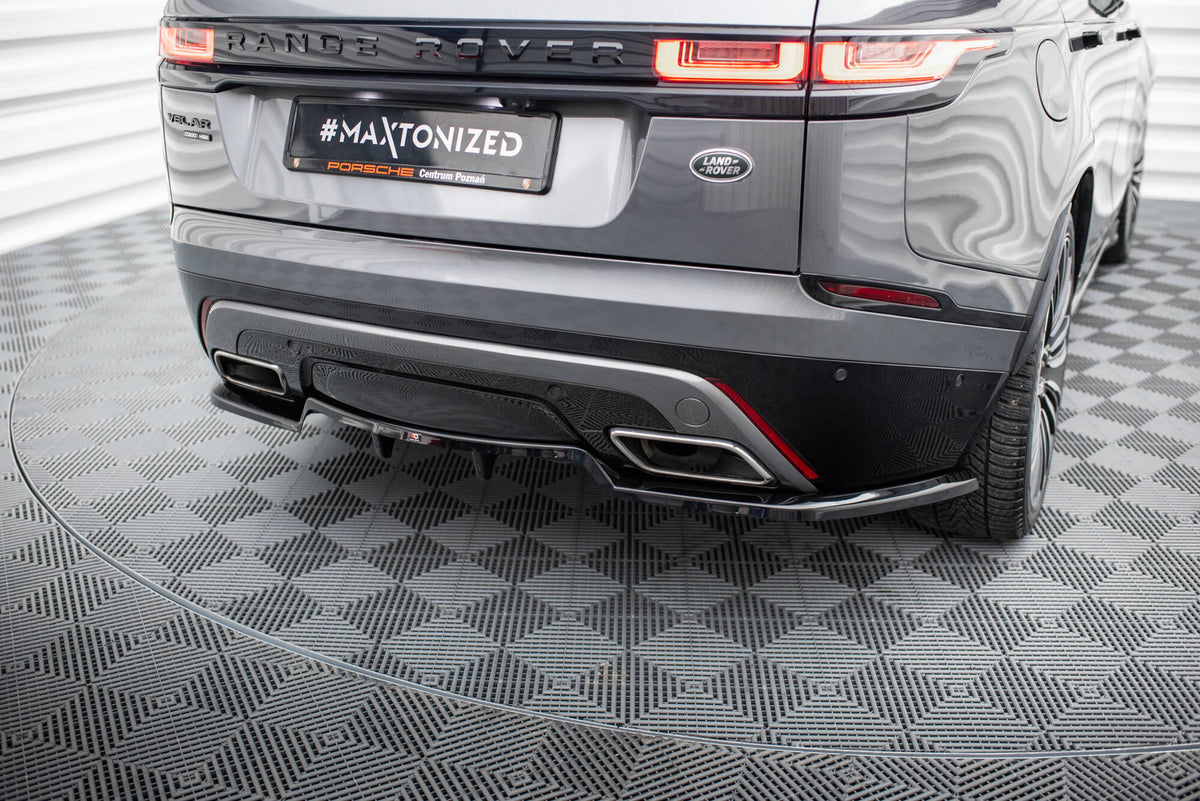 Diffuser med vertikale stenger for Range Rover Velar R-Dynamic MK1 sett bakfra