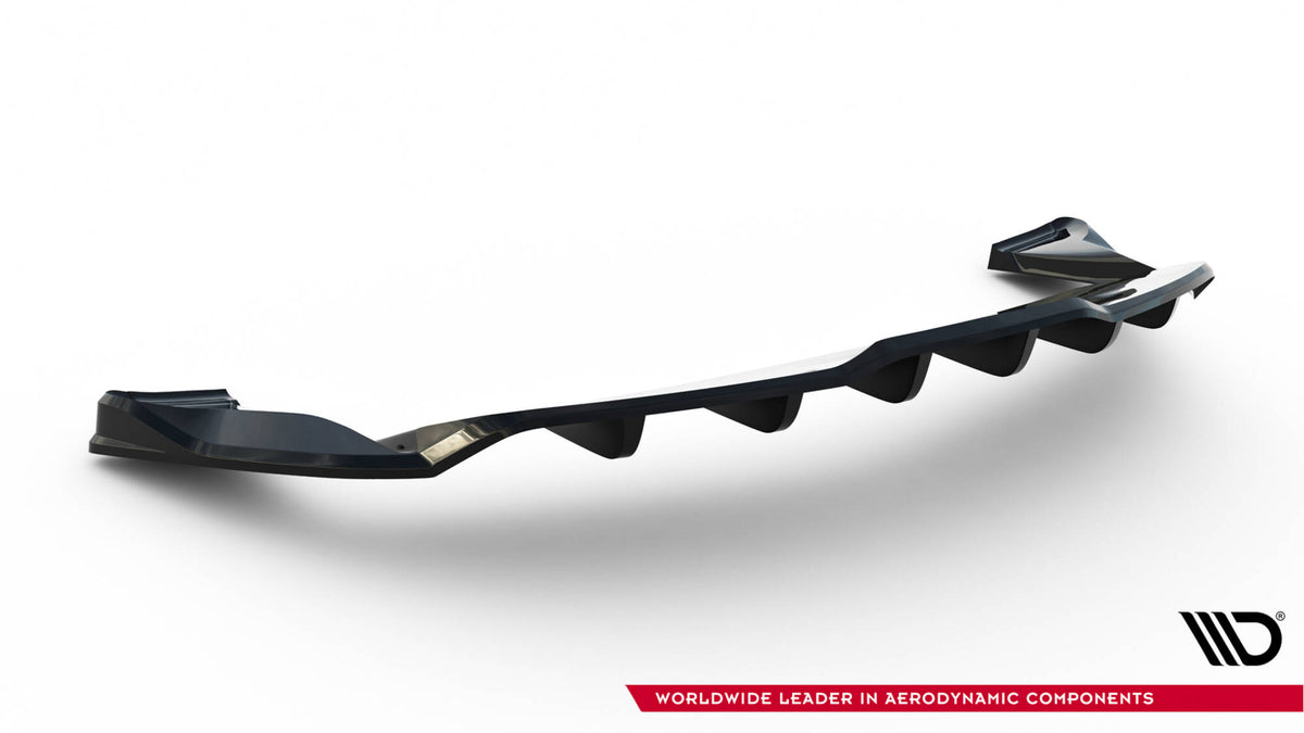 Bakre diffuser V.1 Tesla Model S Plaid Facelift – detalj av overflate og stenger