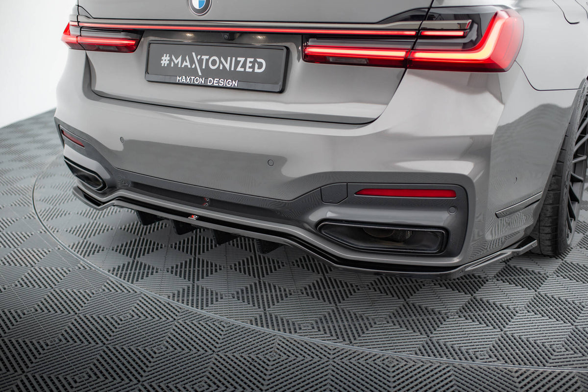 Diffuser med vertikale stenger V.2 BMW 7-Serie G11 G12 M-Pakke Facelift Maxton Design