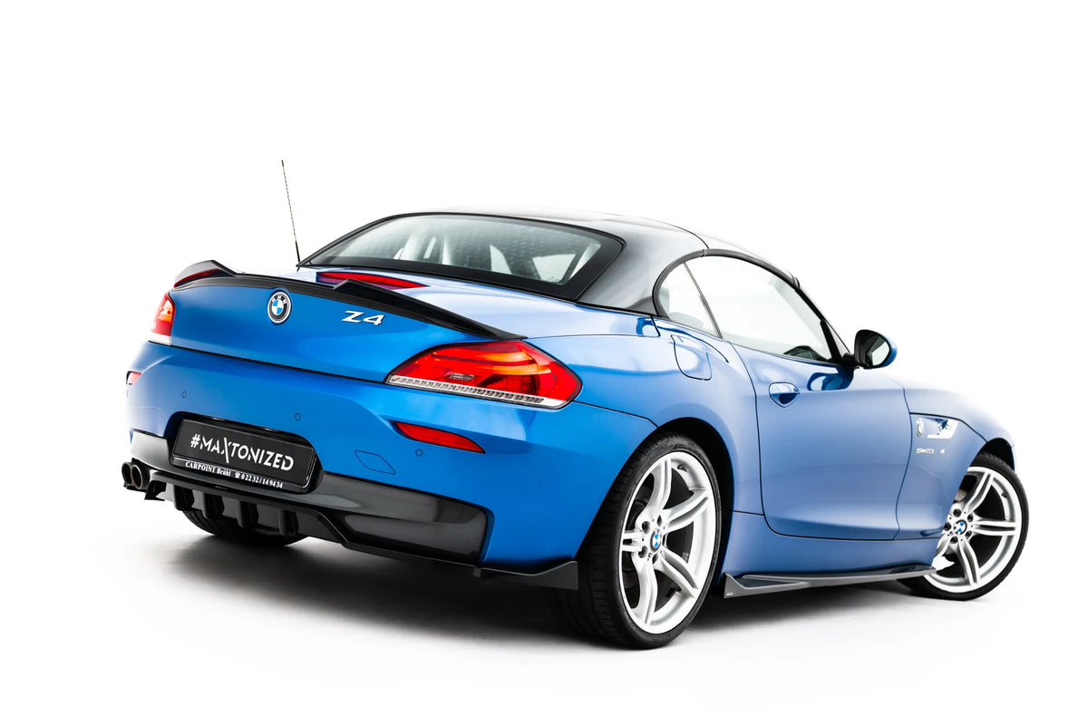 Diffuser med vertikale ribber til BMW Z4 M-Pack E89 Facelift sett bakfra