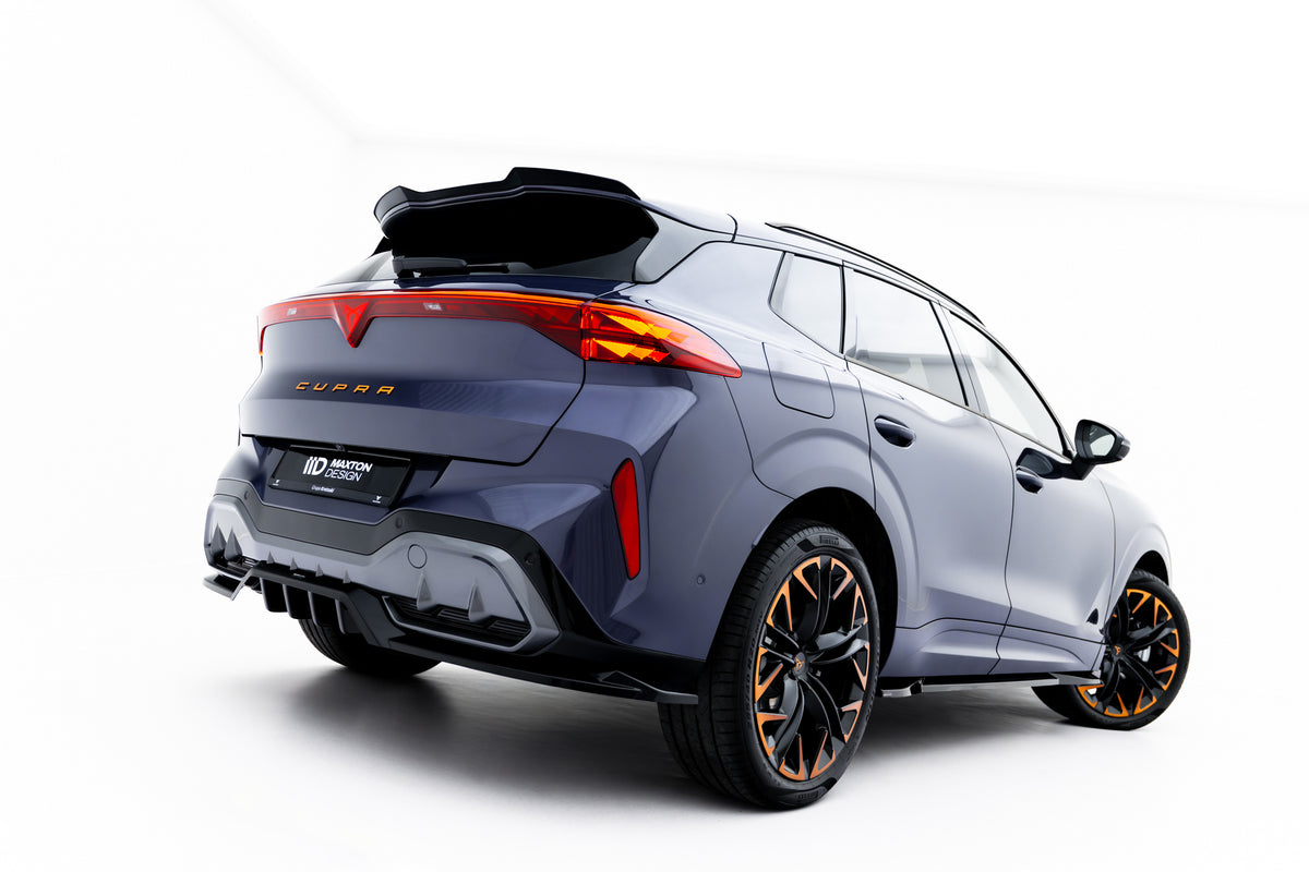 Hekksplitter med vertikale ribber til Cupra Terramar Mk1 i blank sort ABS