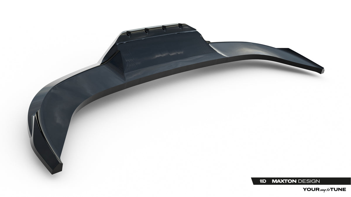 Blank sort hekksplitter med vertikale ribber til Cupra Terramar Mk1 fra Maxton Design