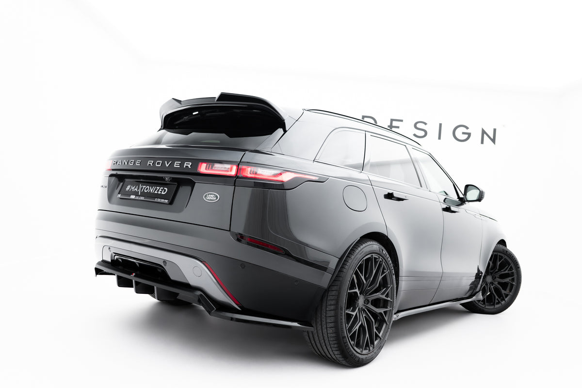 Maxton Design bakre diffuser for Velar R-Dynamic med detalj av vertikale stenger