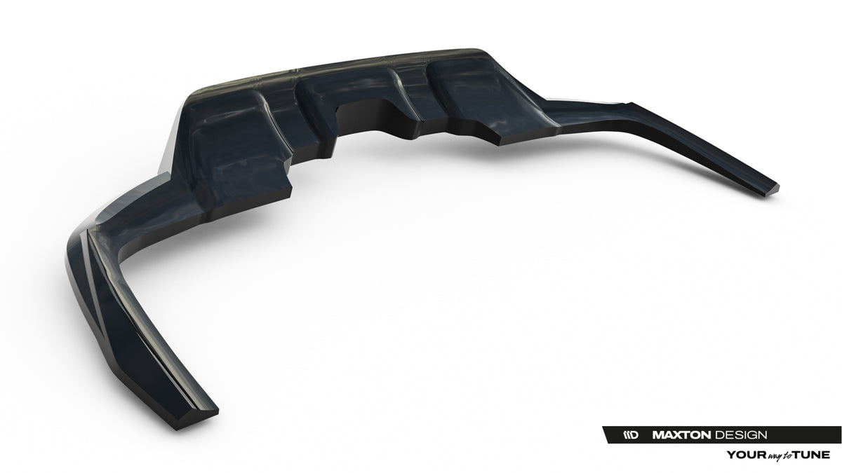 Baksplitter med rød stripe til Mercedes GLS AMG-Line X167