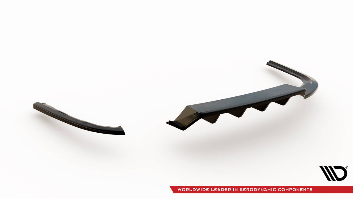 Diffuser med vertikale stenger VW Passat R-Line B8 2014-2019 - VW-PA-B8-RLINE-RSD2G+RD1G