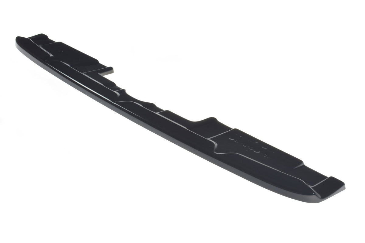 Diffuser V2 til Peugeot 508 Mk2 i sort ABS-plast, vist fra siden med detaljer